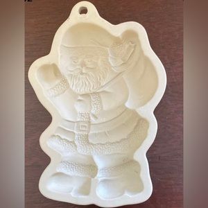 Santa cookie mold 6”x4”